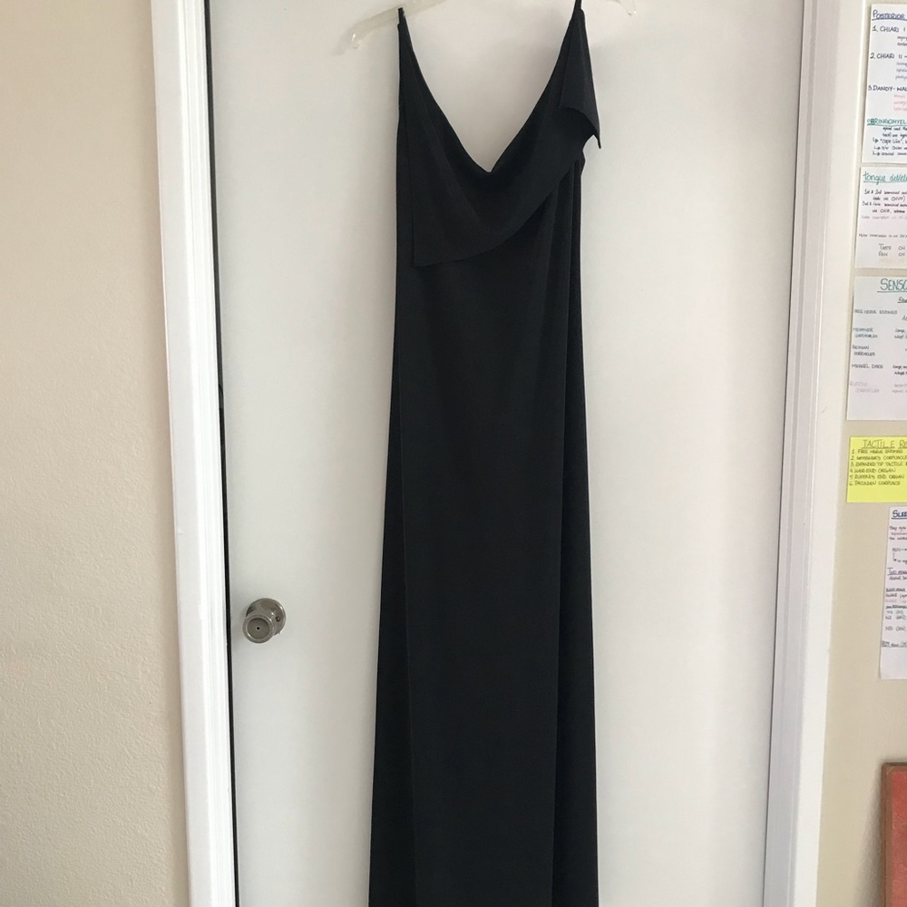 Black long elegant dress